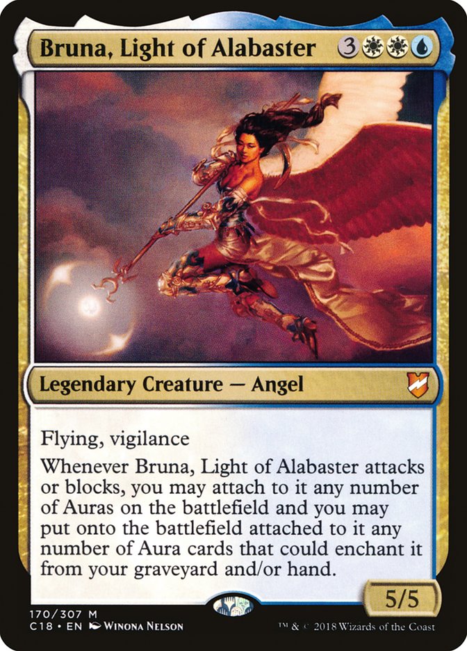 Bruna, Light of Alabaster (Oversized) [Commander 2018 Oversized] | Total Play