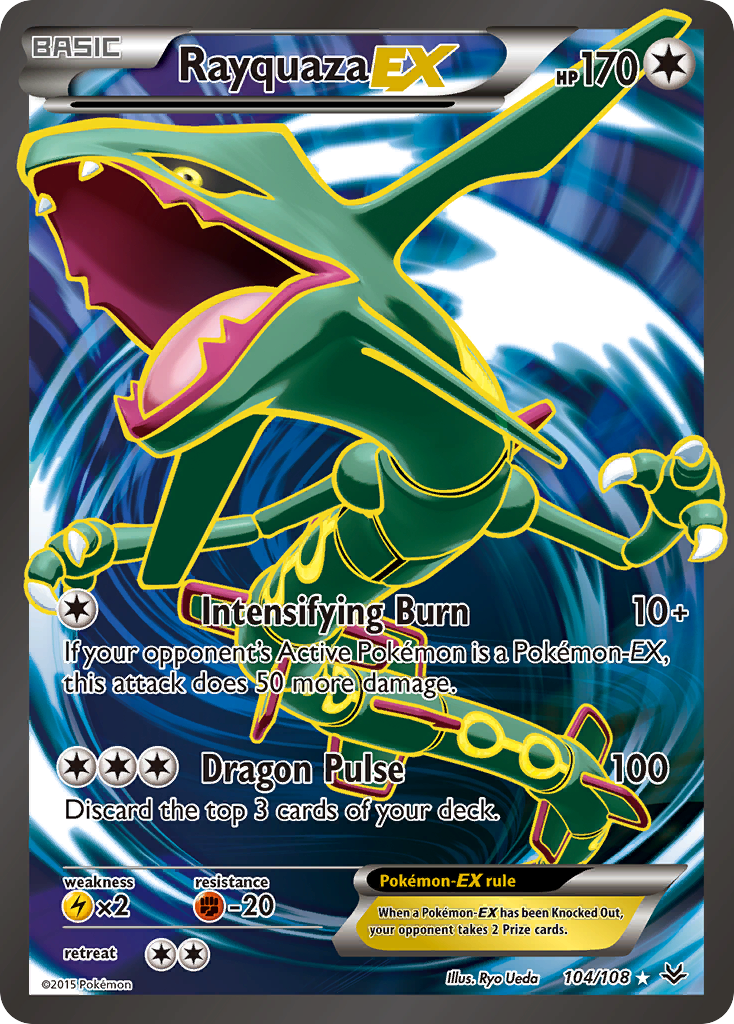 Rayquaza EX (104/108) [XY: Roaring Skies] | Total Play