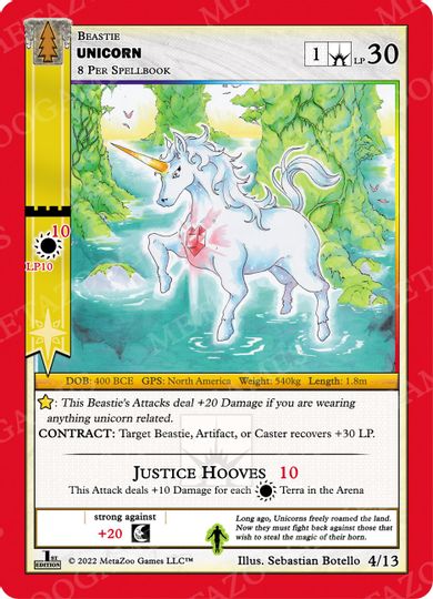 Unicorn [Cryptid Nation: Wilderness First Edition Release Event Deck] | Total Play