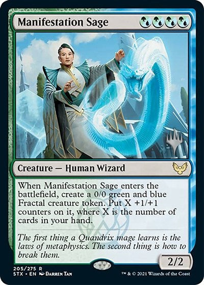 Manifestation Sage (Promo Pack) [Strixhaven: School of Mages Promos] | Total Play