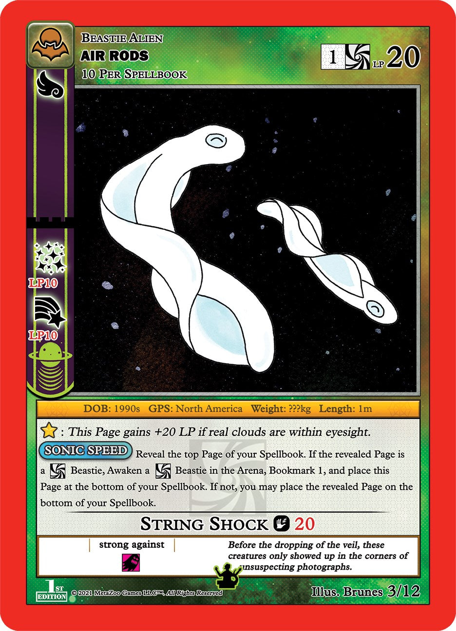 Air Rods [Cryptid Nation: Nightfall First Edition Tribal Theme Decks] | Total Play