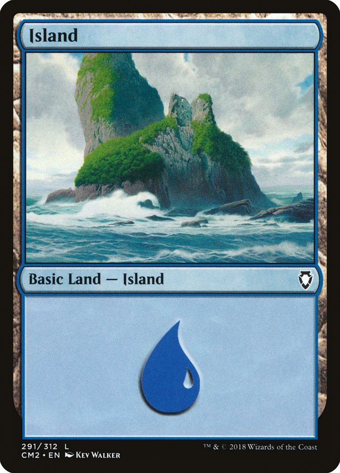 Island (291) [Commander Anthology Volume II] | Total Play