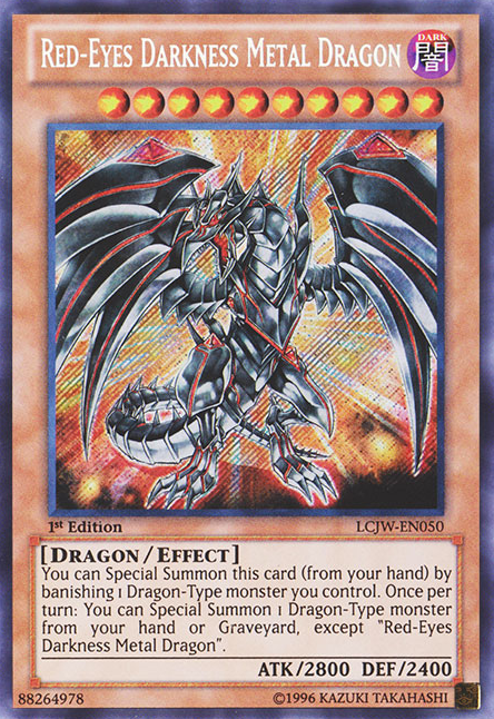 Red-Eyes Darkness Metal Dragon [LCJW-EN050] Secret Rare | Total Play