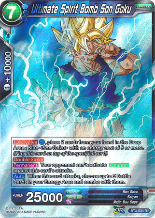 Ultimate Spirit Bomb Son Goku (BT3-034) [Cross Worlds] | Total Play