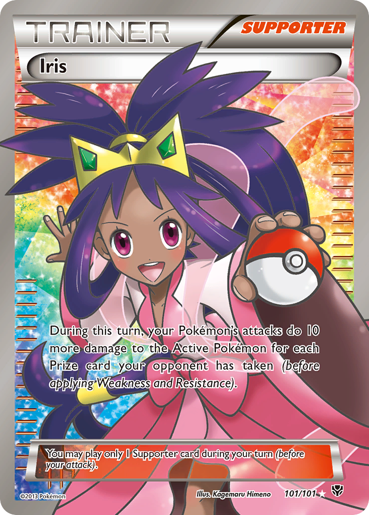 Iris (101/101) [Black & White: Plasma Blast] | Total Play