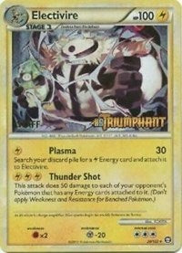 Electivire (20/102) (Staff Prerelease Promo) [HeartGold & SoulSilver: Black Star Promos] | Total Play