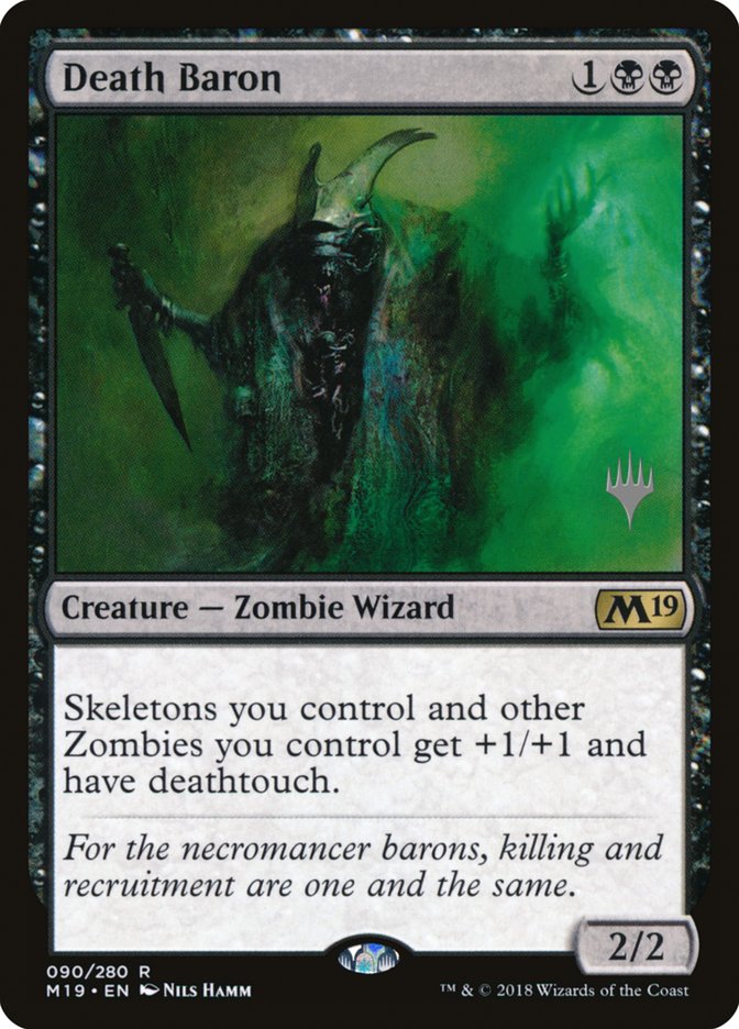 Death Baron (Promo Pack) [Core Set 2019 Promos] | Total Play