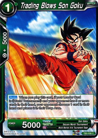Trading Blows Son Goku (TB2-036) [World Martial Arts Tournament] | Total Play