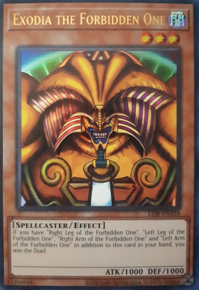 Exodia the Forbidden One (25th Anniversary) [LOB-EN124] Ultra Rare | Total Play