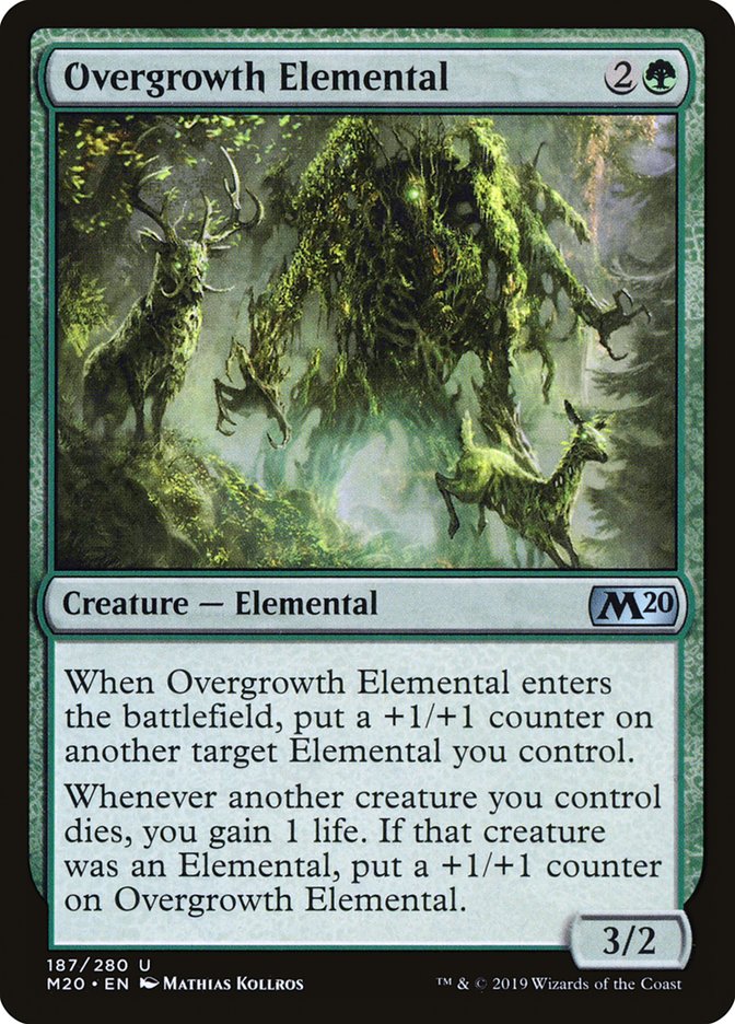 Overgrowth Elemental [Core Set 2020] | Total Play