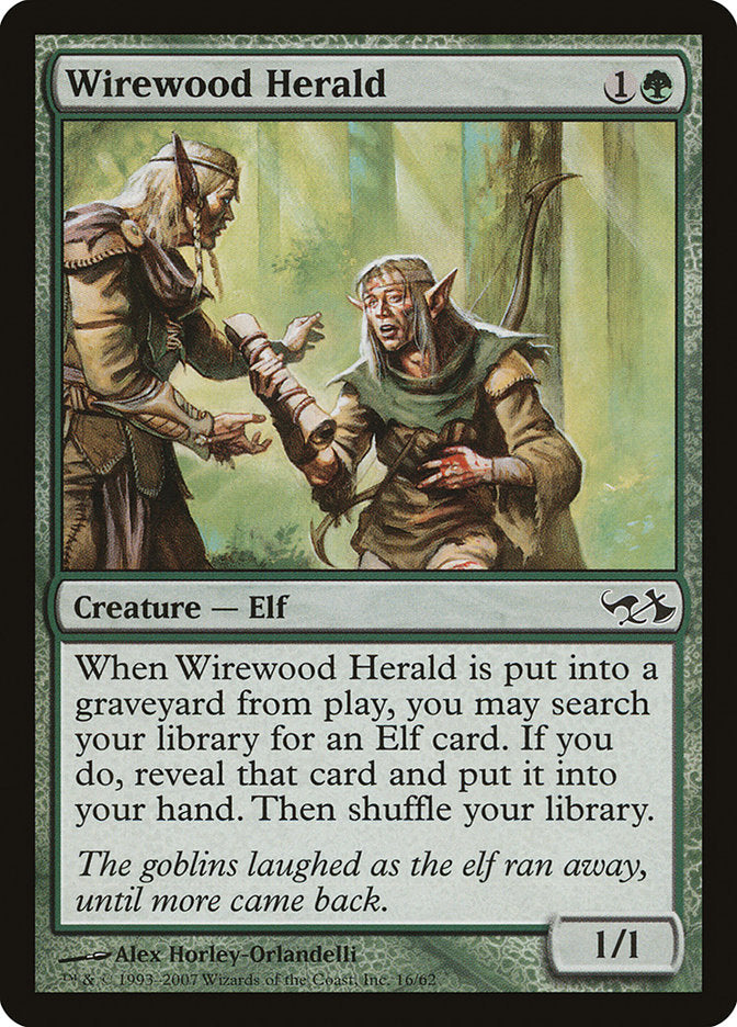 Wirewood Herald [Duel Decks: Elves vs. Goblins] | Total Play