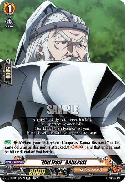 "Old Iron" Ashcroft (D-TB03/065EN) [Shaman King] | Total Play