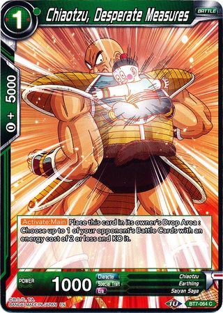 Chiaotzu, Desperate Measures (BT7-064) [Assault of the Saiyans] | Total Play