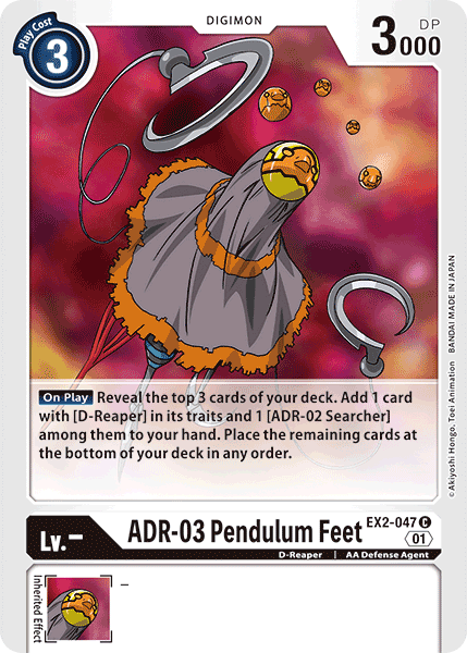 ADR-03 Pendulum Feet [EX2-047] [Digital Hazard] | Total Play