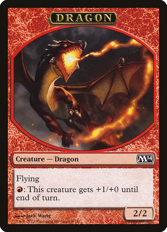 Dragon Token [Magic 2014 Tokens] | Total Play