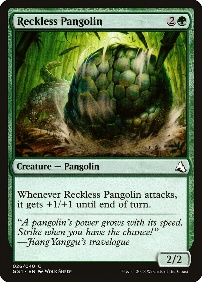 Reckless Pangolin [Global Series Jiang Yanggu & Mu Yanling] | Total Play