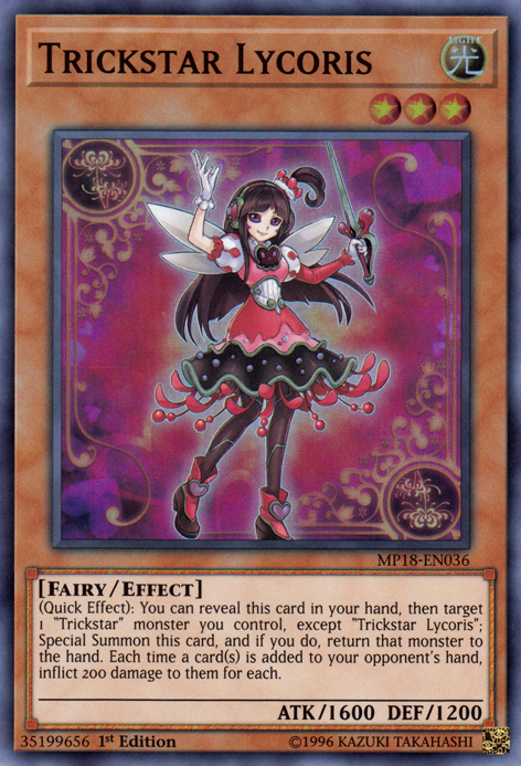 Trickstar Lycoris [MP18-EN036] Super Rare | Total Play