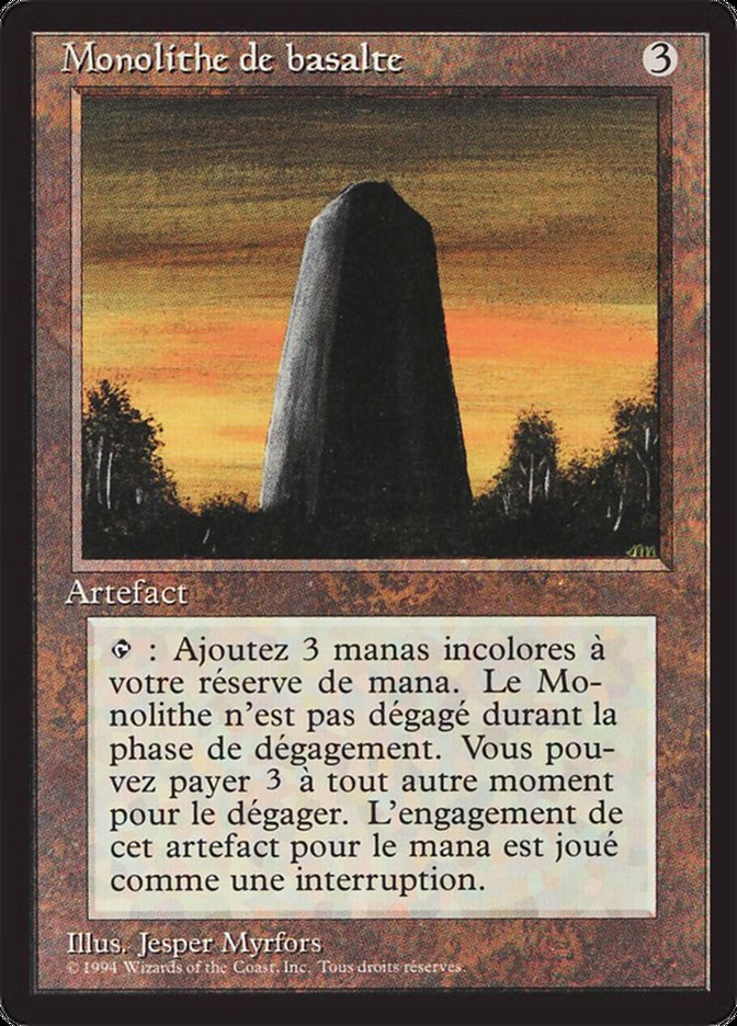 Basalt Monolith [Foreign Black Border] | Total Play