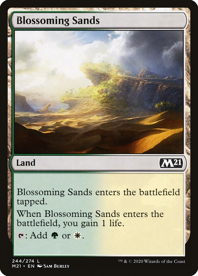 Blossoming Sands [Core Set 2021] | Total Play