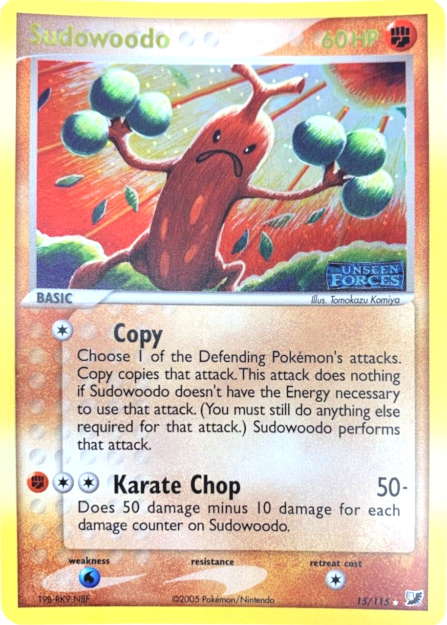 Sudowoodo (15/115) (Stamped) [EX: Unseen Forces] | Total Play