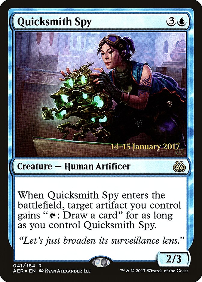 Quicksmith Spy [Aether Revolt Prerelease Promos] | Total Play