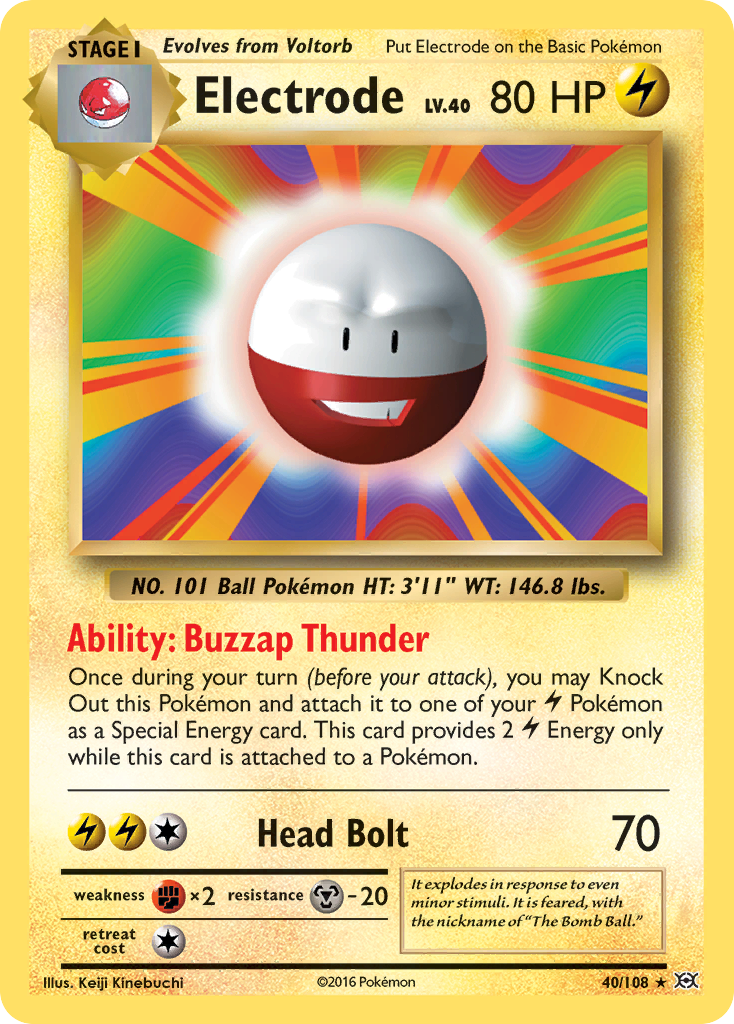 Electrode (40/108) [XY: Evolutions] | Total Play