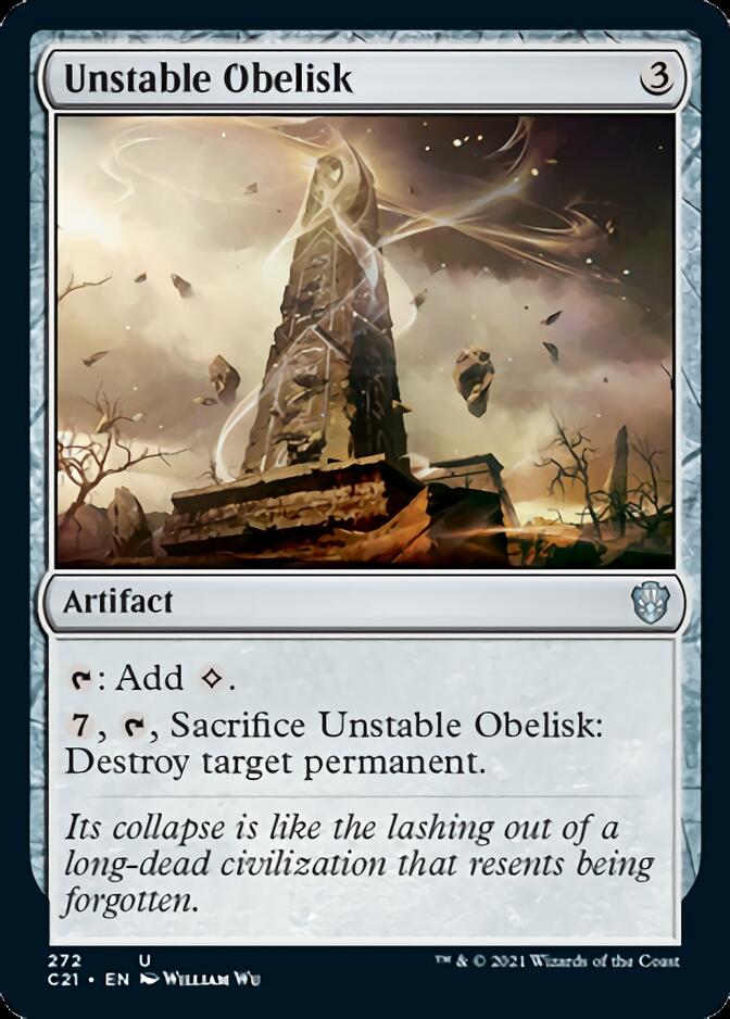 Unstable Obelisk [Commander 2021] | Total Play