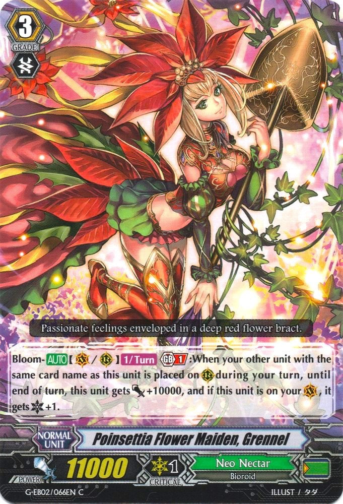 Poinsettia Flower Maiden, Grennel (G-EB02/066EN) [The AWAKENING ZOO] | Total Play