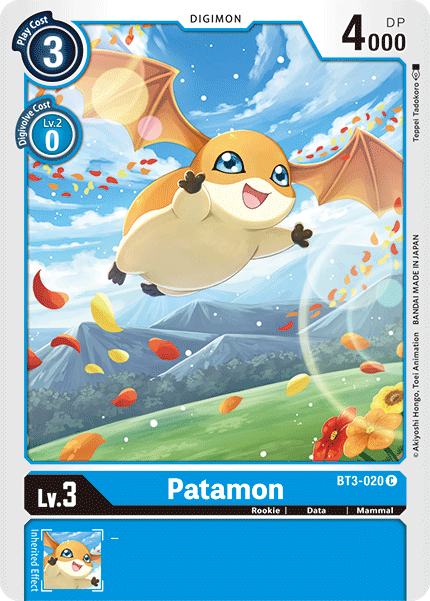 Patamon [BT3-020] [Release Special Booster Ver.1.5] | Total Play