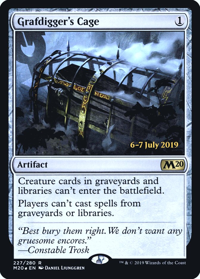 Grafdigger's Cage [Core Set 2020 Prerelease Promos] | Total Play