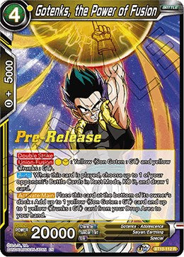 Gotenks, the Power of Fusion (BT10-112) [Rise of the Unison Warrior Prerelease Promos] | Total Play