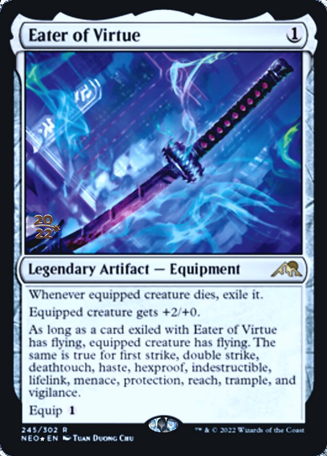 Eater of Virtue [Kamigawa: Neon Dynasty Prerelease Promos] | Total Play