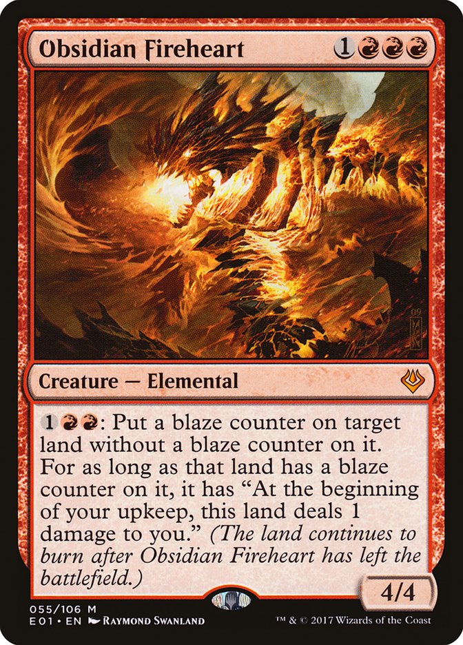 Obsidian Fireheart [Archenemy: Nicol Bolas] | Total Play