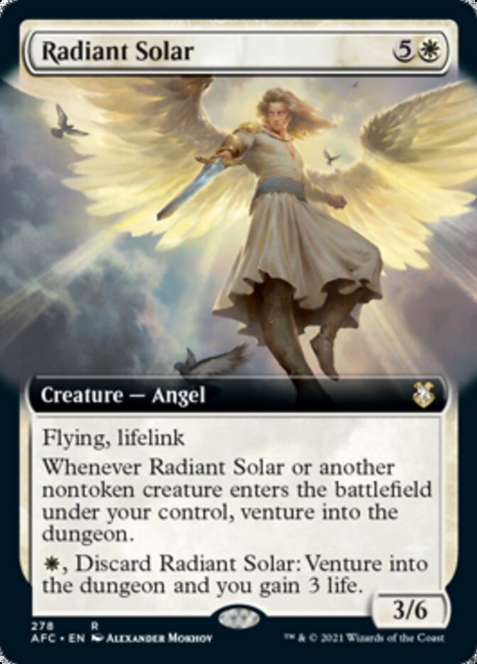 Radiant Solar (Extended Art) [Dungeons & Dragons: Adventures in the Forgotten Realms Commander] | Total Play