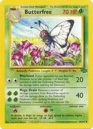 Butterfree (33/64) [Jungle Unlimited] | Total Play