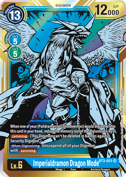 Imperialdramon Dragon Mode [BT3-031] (Alternate Art) [Release Special Booster Ver.1.5] | Total Play