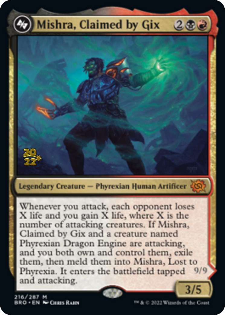 Mishra, Claimed by Gix [The Brothers' War Prerelease Promos] | Total Play
