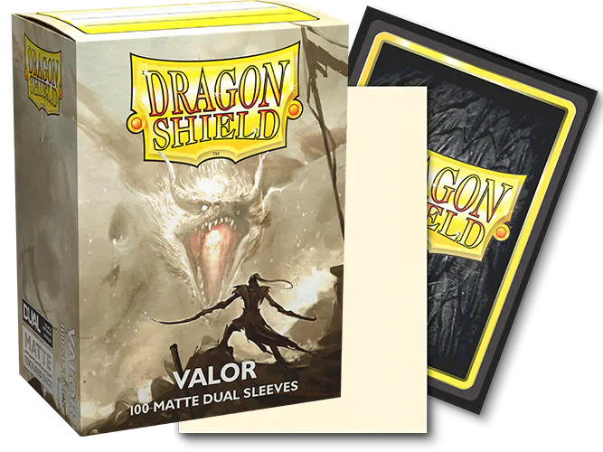 Dragon Shield: Standard 100ct Sleeves - Valor (Dual Matte) | Total Play