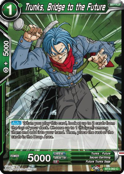Trunks, Bridge to the Future (Reprint) (BT3-062) [Battle Evolution Booster] | Total Play