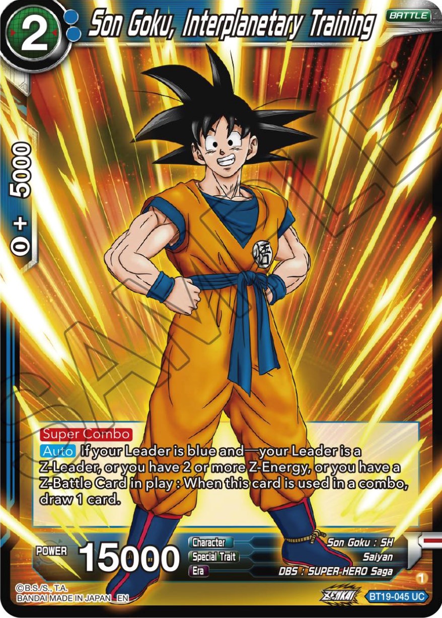 Son Goku, Interplanitary Training (BT19-045) [Fighter's Ambition] | Total Play