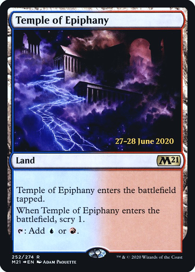 Temple of Epiphany [Core Set 2021 Prerelease Promos] | Total Play