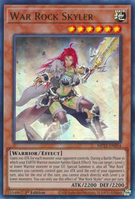 War Rock Skyler [MP22-EN054] Ultra Rare | Total Play