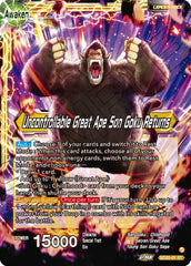 Son Goku // Uncontrollable Great Ape Son Goku Returns (SD20-01) [Dawn of the Z-Legends] | Total Play