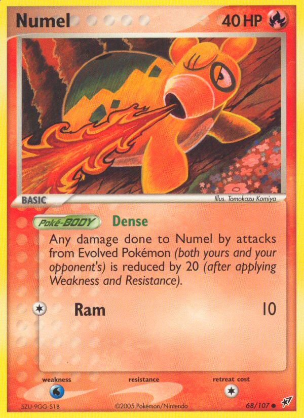 Numel (68/107) [EX: Deoxys] | Total Play