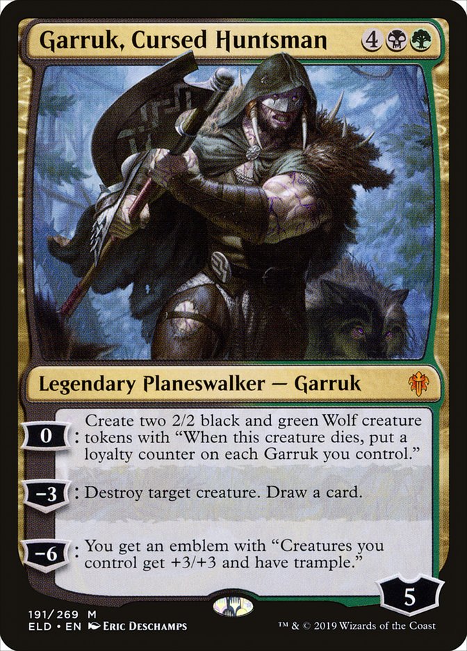 Garruk, Cursed Huntsman [Throne of Eldraine] | Total Play