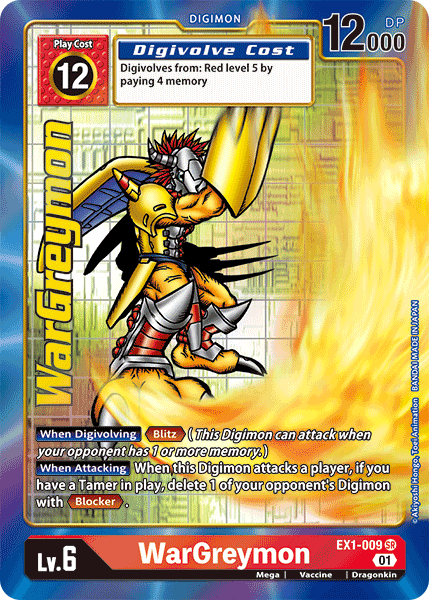 WarGreymon [EX1-009] (Alternate Art) [Classic Collection] | Total Play