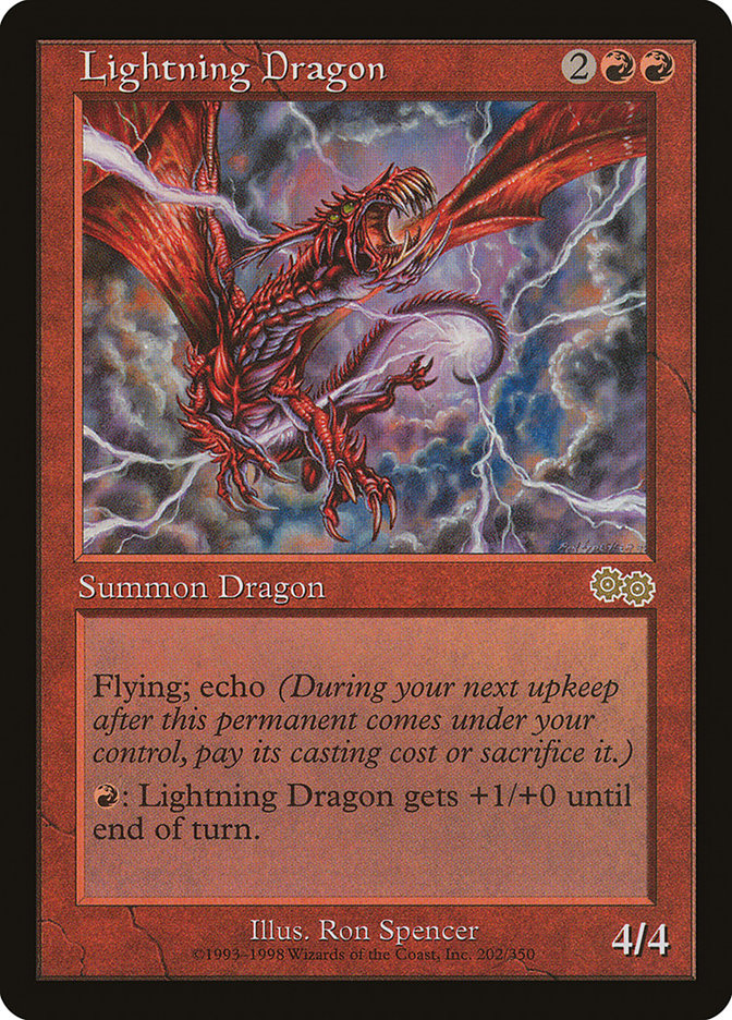 Lightning Dragon [Urza's Saga] | Total Play