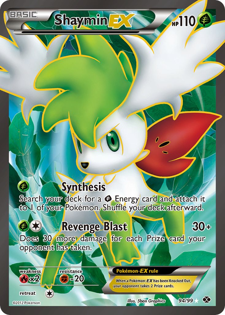 Shaymin EX (94/99) [Black & White: Next Destinies] | Total Play