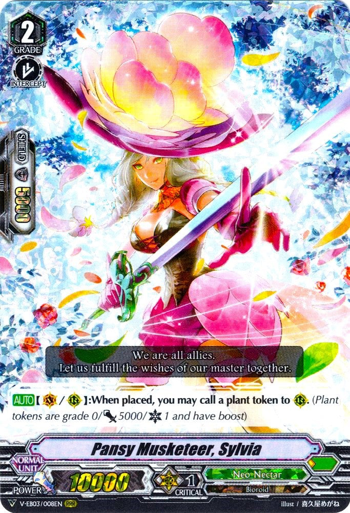 Pansy Musketeer, Sylvia (V-EB03/008EN) [ULTRARARE MIRACLE COLLECTION] | Total Play