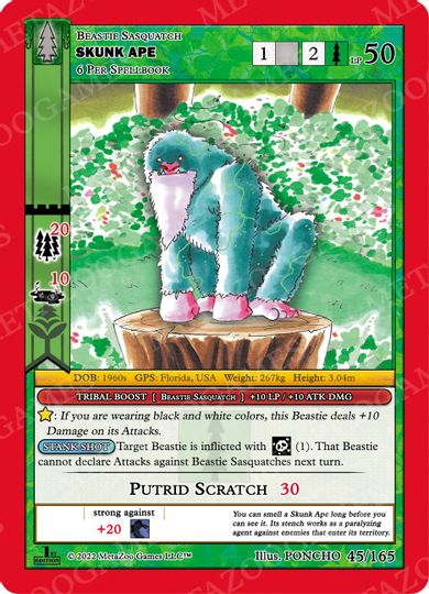 Skunk Ape [Cryptid Nation: Wilderness] | Total Play